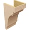 Ekena Millwork 9"W x 9"D x 18"H Wide Pescadero Rough Cedar Woodgrain TimberThane Corbel, Primed Tan CORUR09X09X18PECRCPR - alternate 5